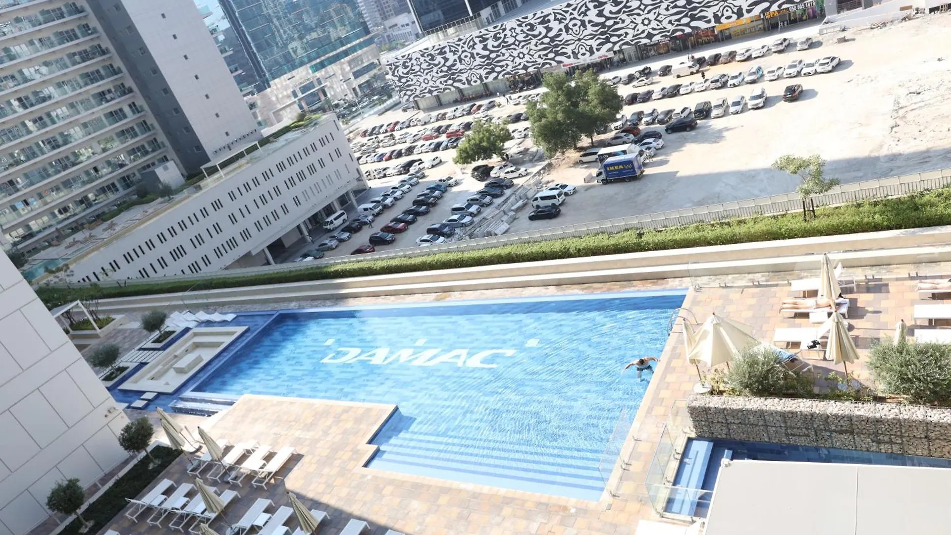 Daire Brown Stone - Burj Khalifa & Pool View Vera Dubai